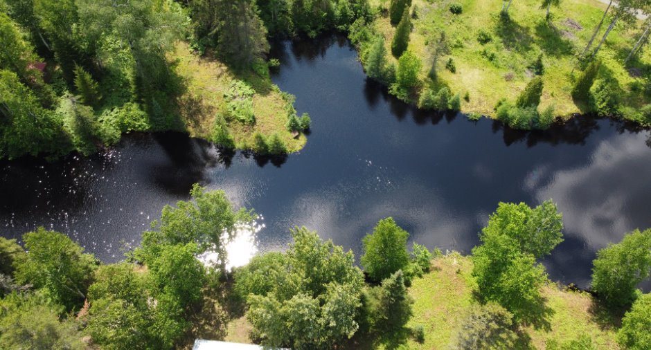Accès au plan d'eau