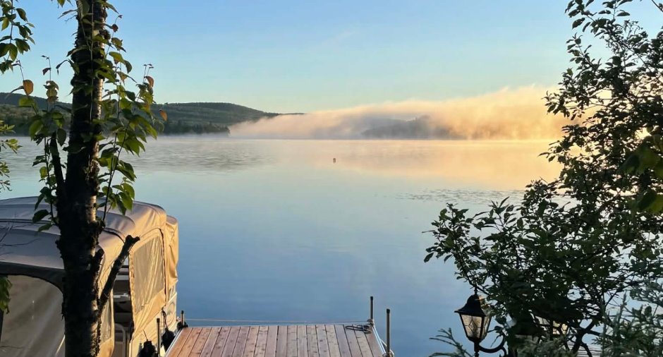 Accès au plan d'eau