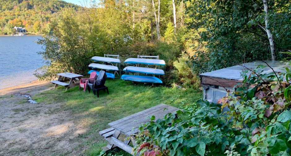 Accès au plan d'eau