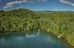 Accès au plan d'eau