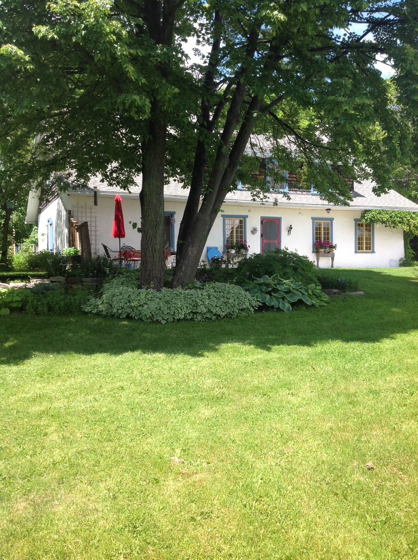 Back facade