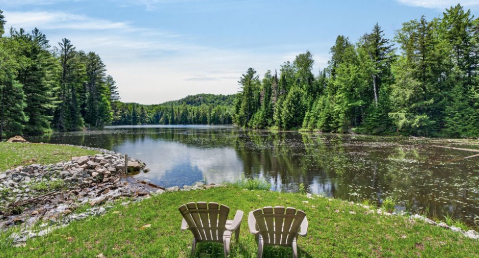Accès au plan d'eau