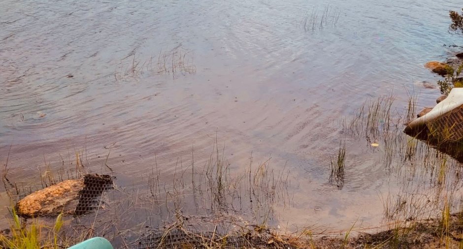 Accès au plan d'eau