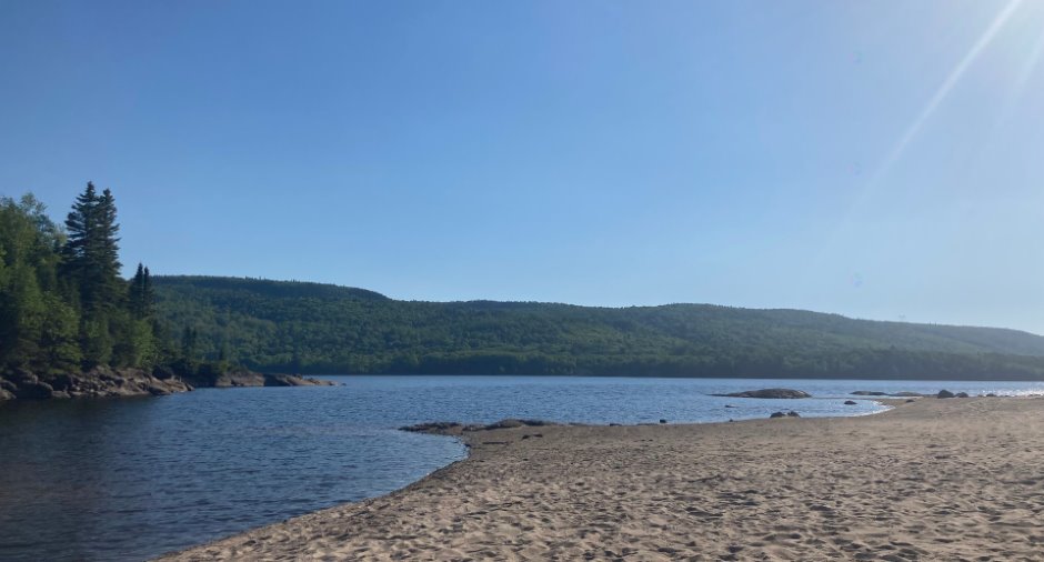 Accès au plan d'eau