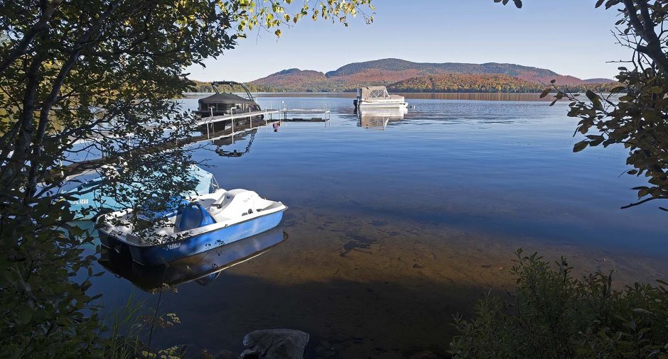 Accès au plan d'eau
