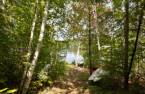 Accès au plan d'eau