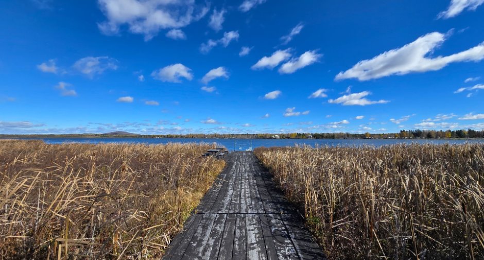 Accès au plan d'eau