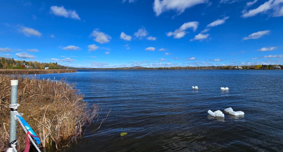 Accès au plan d'eau