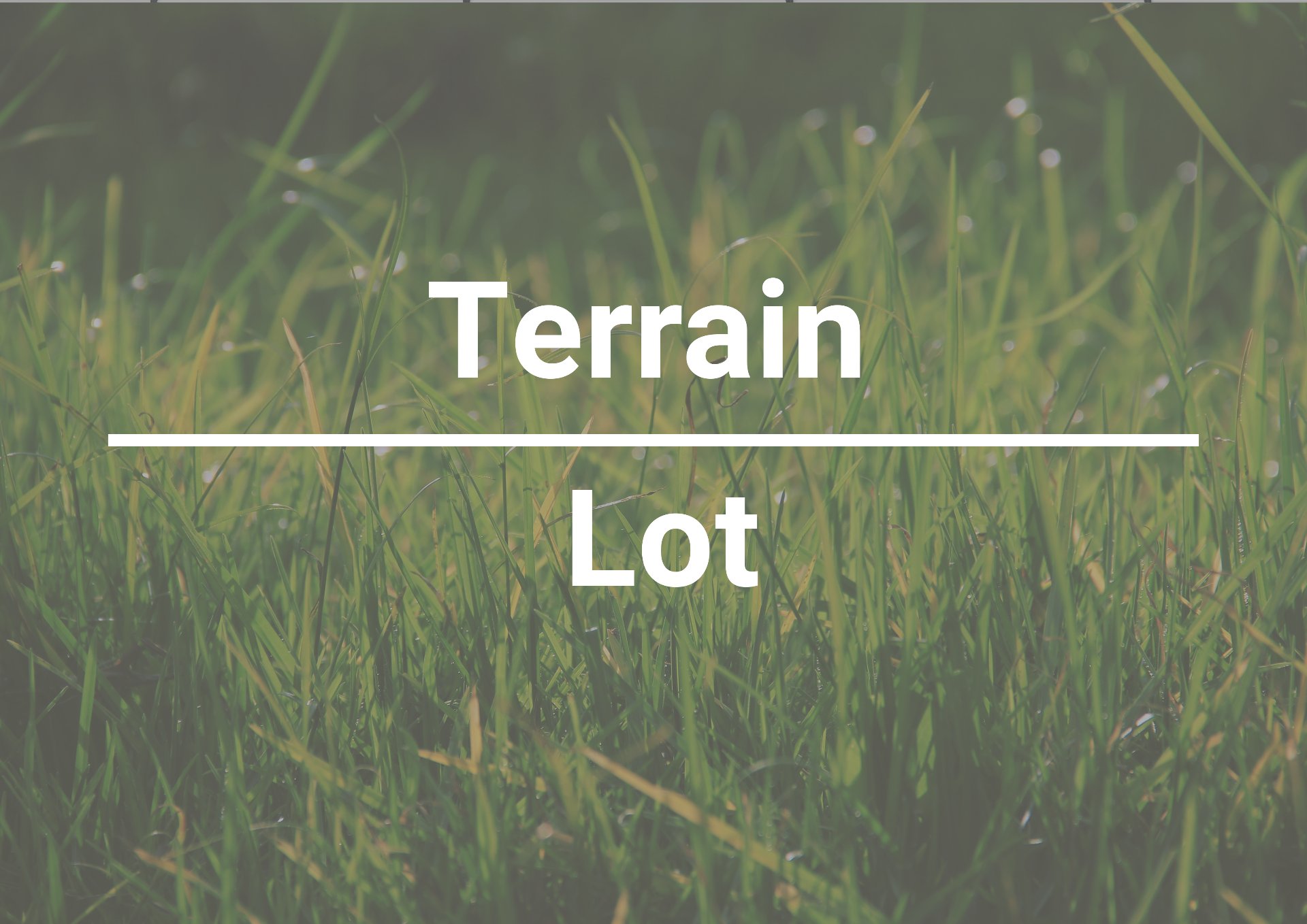 Lot for sale, Lévis