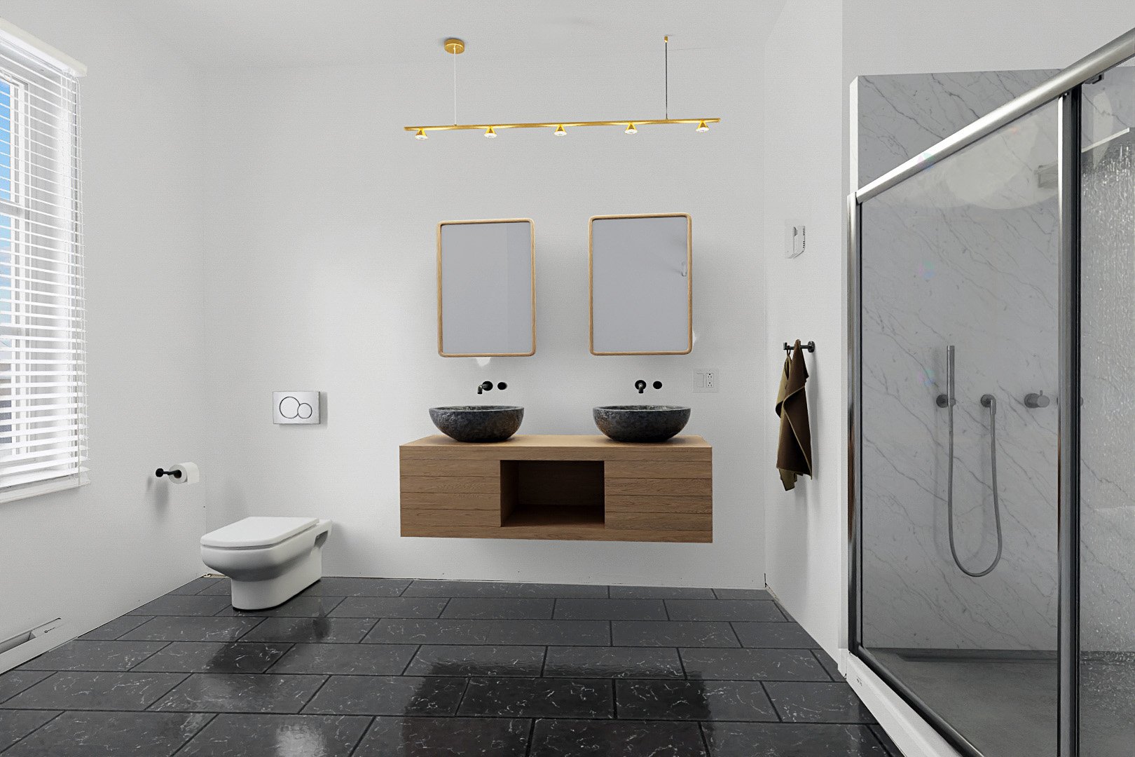 Salle de bains attenante à la CCP