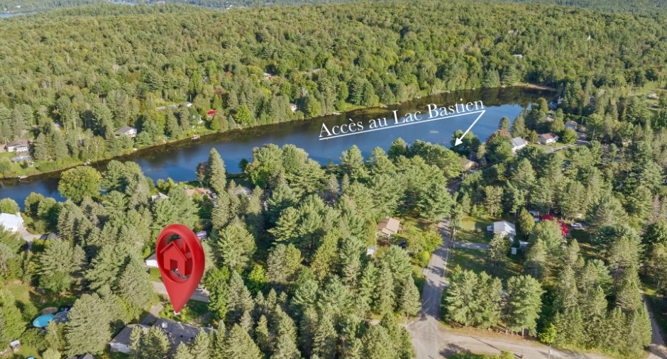Accès au plan d'eau