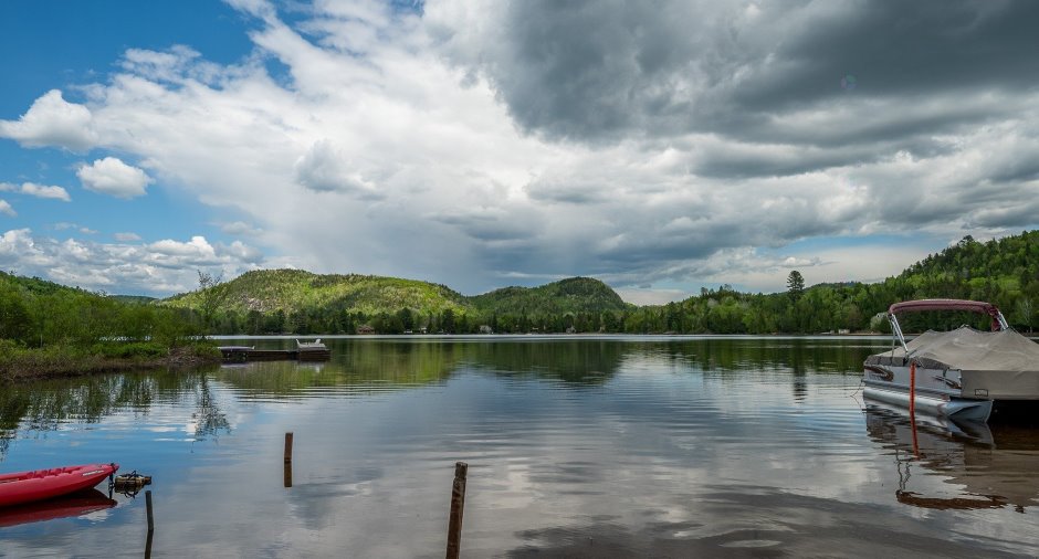 Accès au plan d'eau