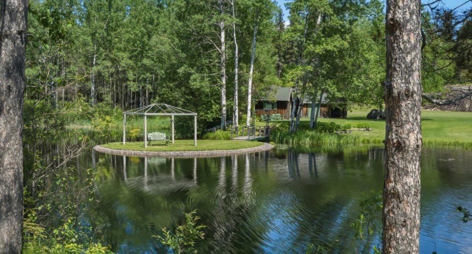 Accès au plan d'eau