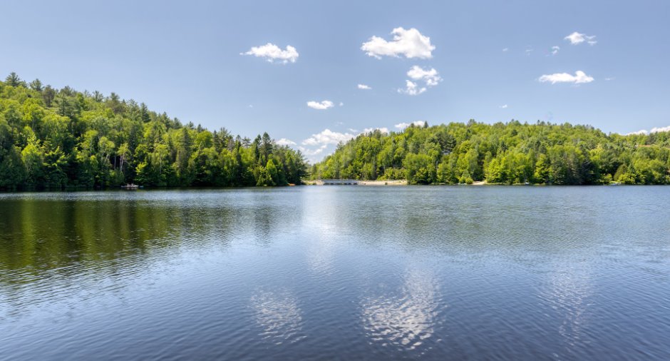 Accès au plan d'eau