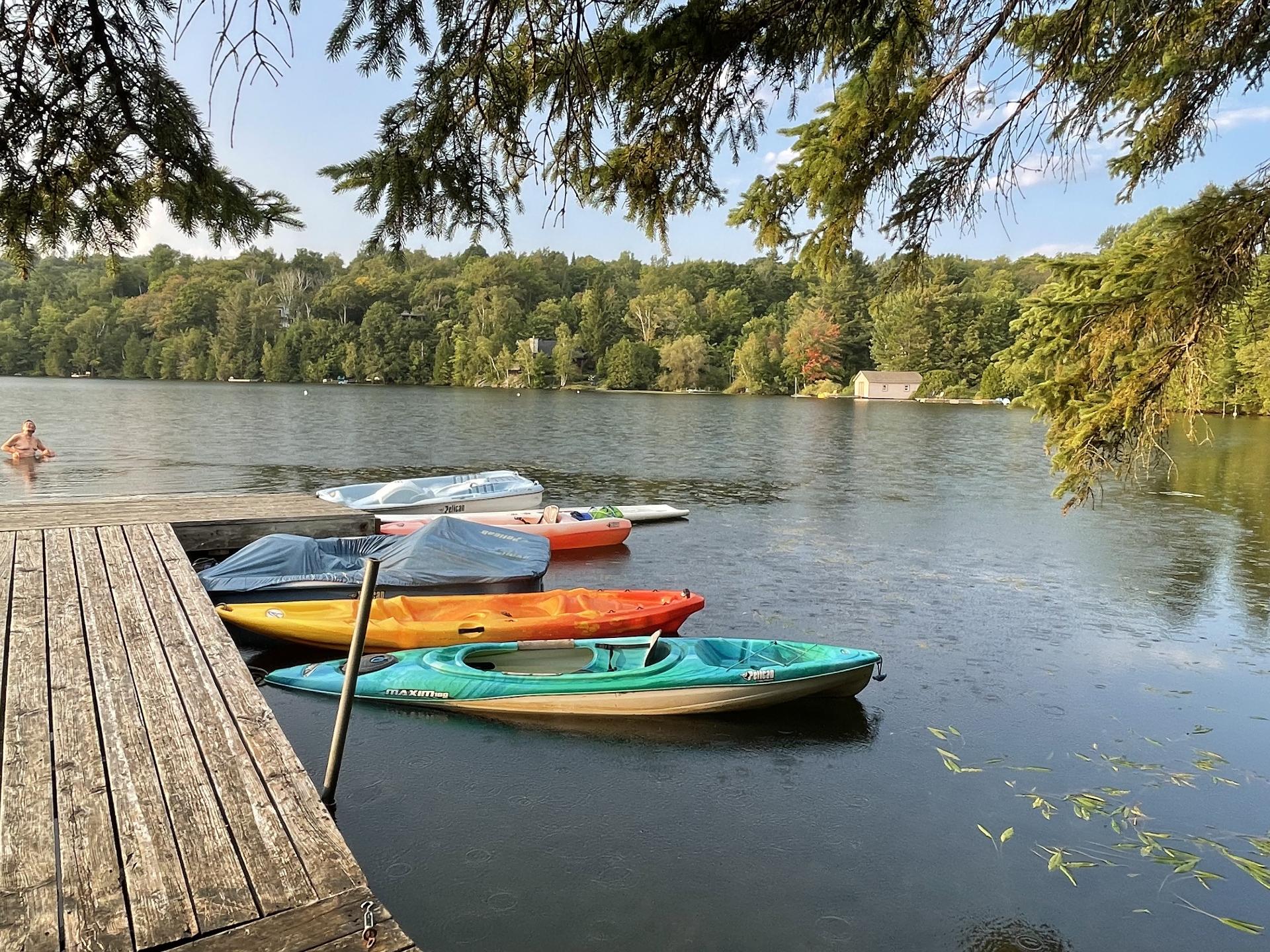 Accès au plan d'eau
