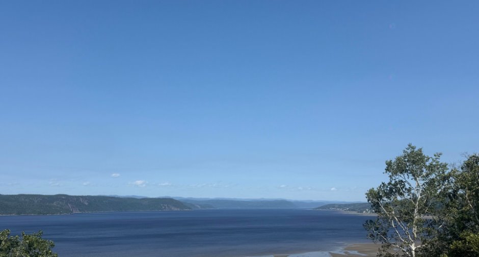 Vue sur l'eau