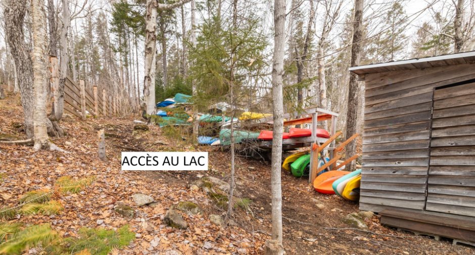 Accès au plan d'eau