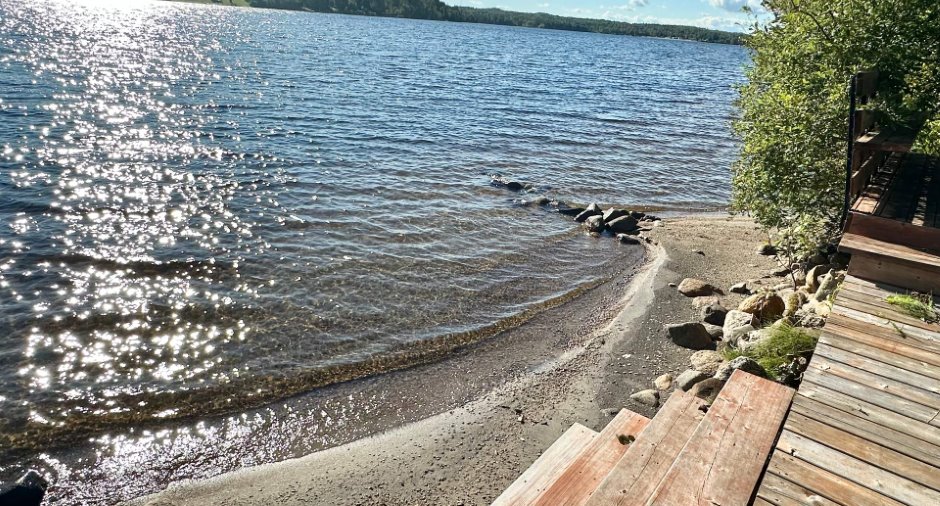 Accès au plan d'eau
