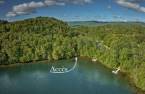 Accès au plan d'eau